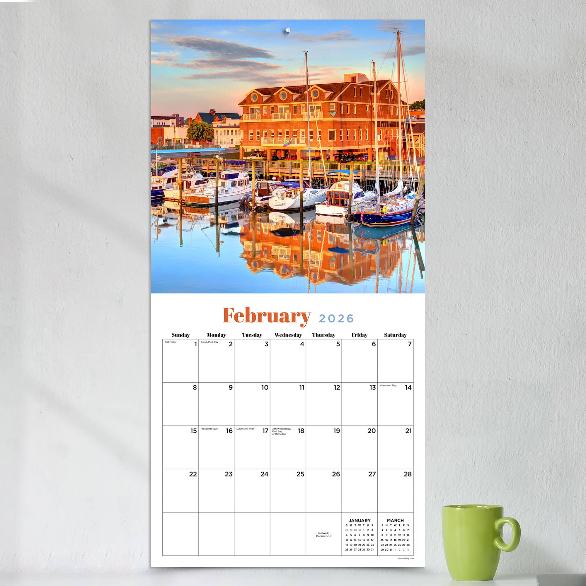 2026 Water's Edge Wall Calendar